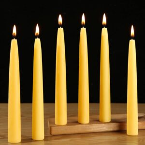 Beeswax Taper Candles,8in Pure Bees...