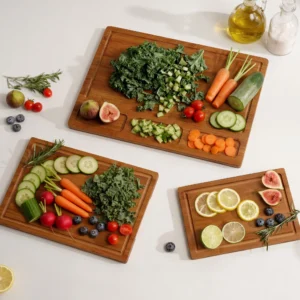 Kikcoin Cutting Board, 3-Piece Extr...
